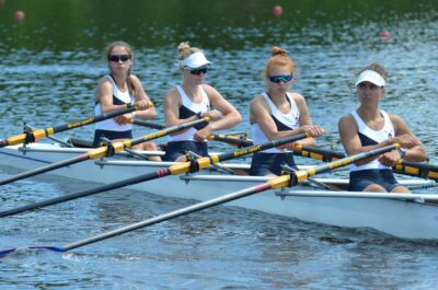 Anna Cruse rowing quad