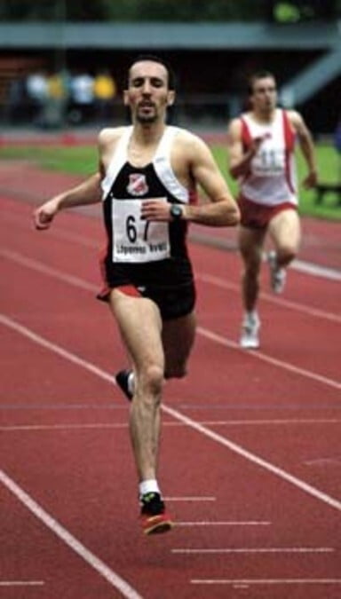 Khaled Azerkan running