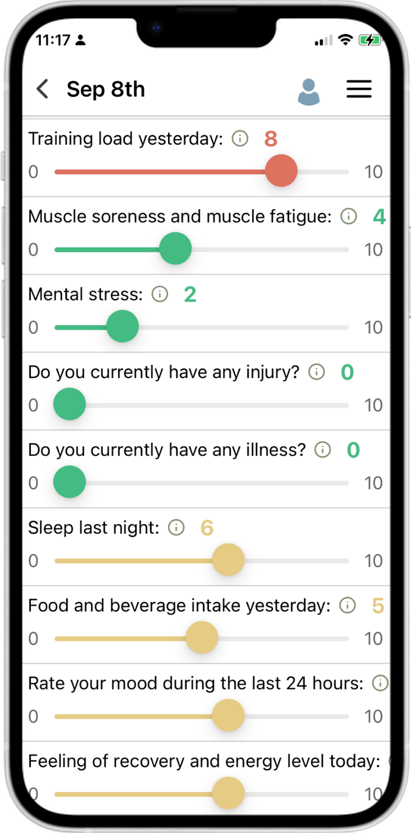 Readiness Advisor ratings