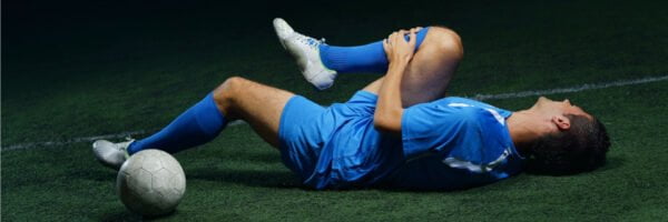 injured soccer player