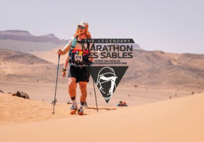 Marathon des Sables logo and Mikael